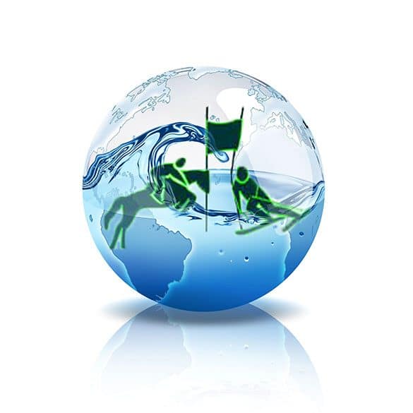 Applications sur materiel de sport, ski, equitation, vélo, escalade, camping...